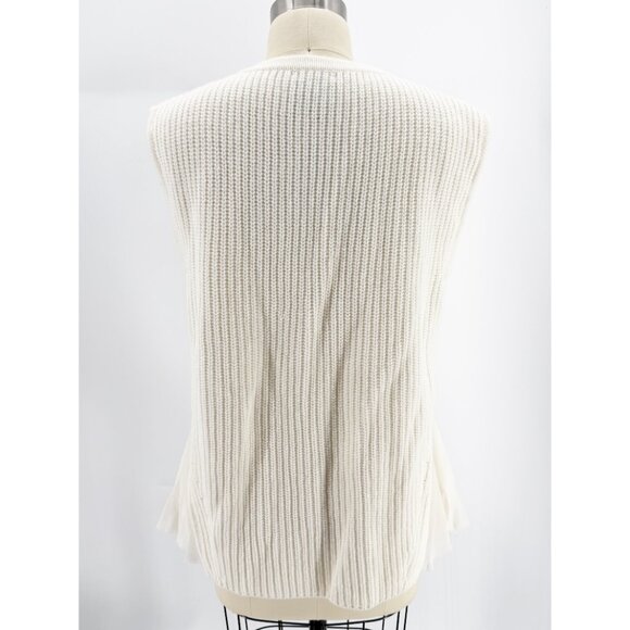 CO|TE Knit Sweater Vest Ribbed Design w/ Decorative Applique M - Picture 4 of 10